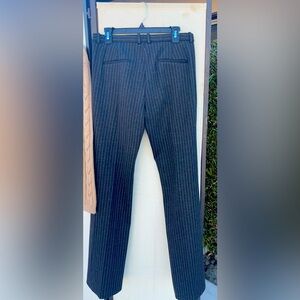 Theory Charcoal Pinstripe Trousers